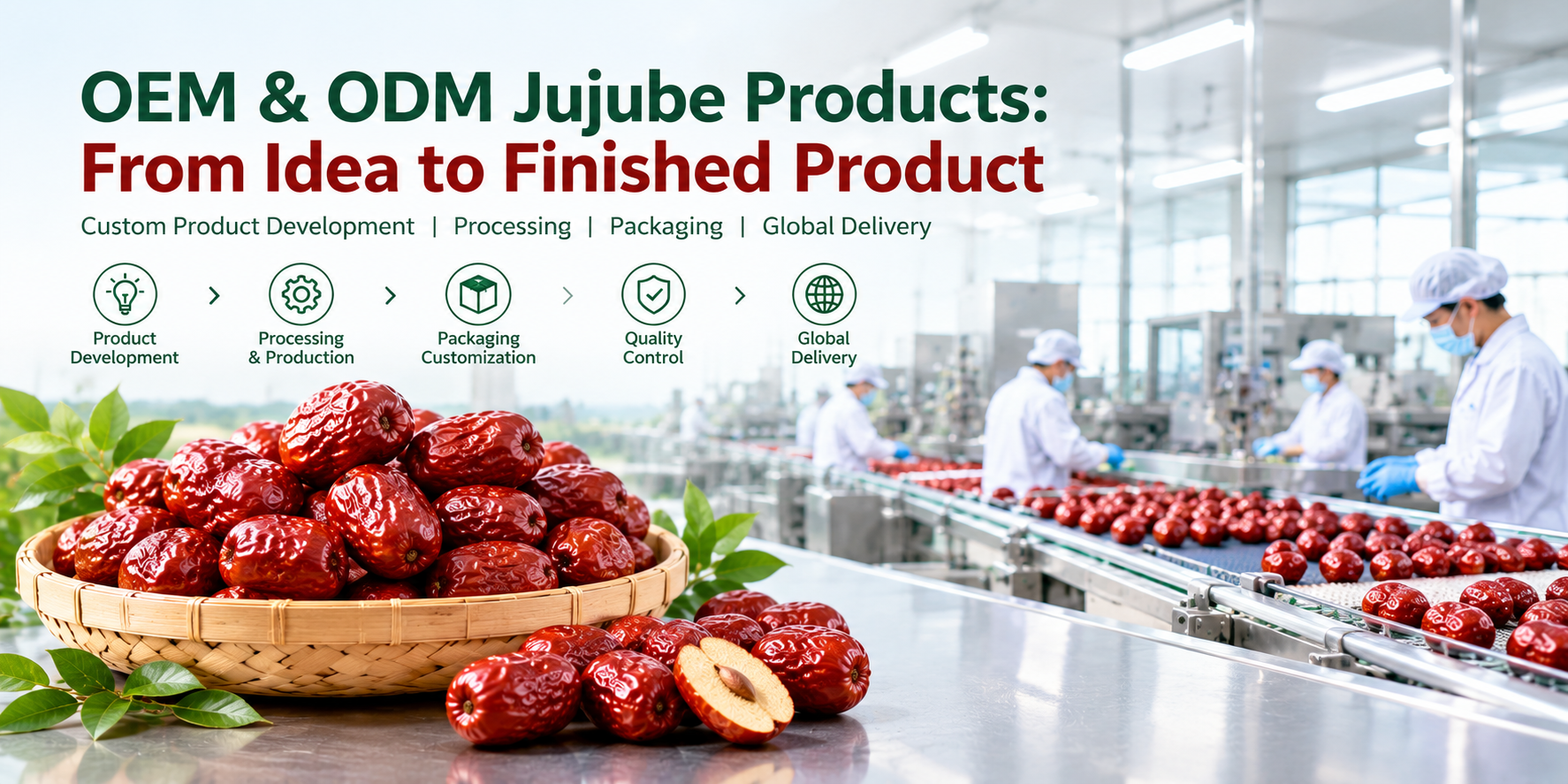 OEM & ODM Jujube Products: From Idea to Finished Product