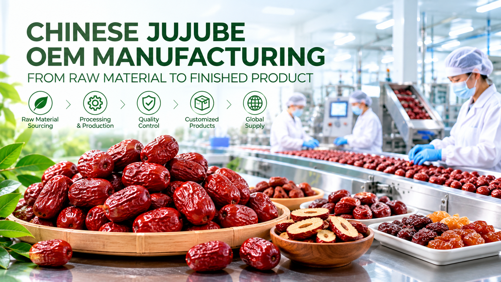 Chinese Jujube OEM Manufacturing for International Buyers